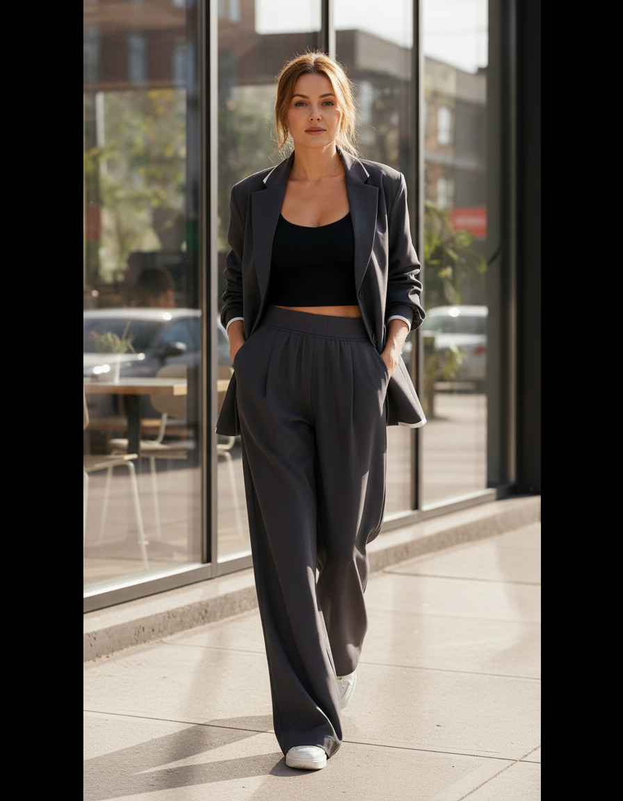 Grey - front model