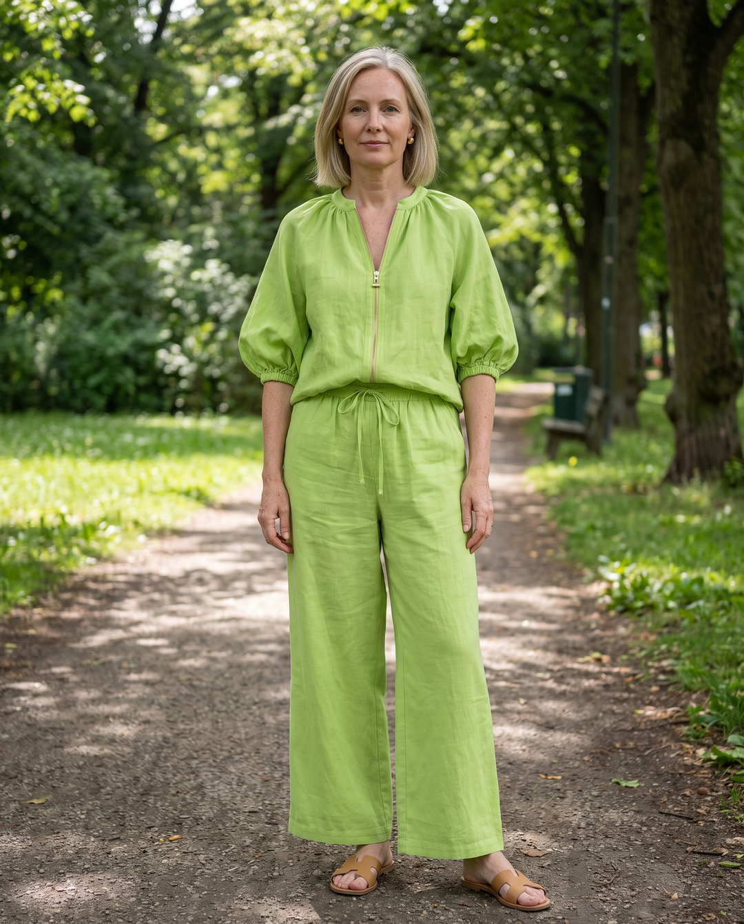 Marley | Puff-Sleeve Tracksuit Set