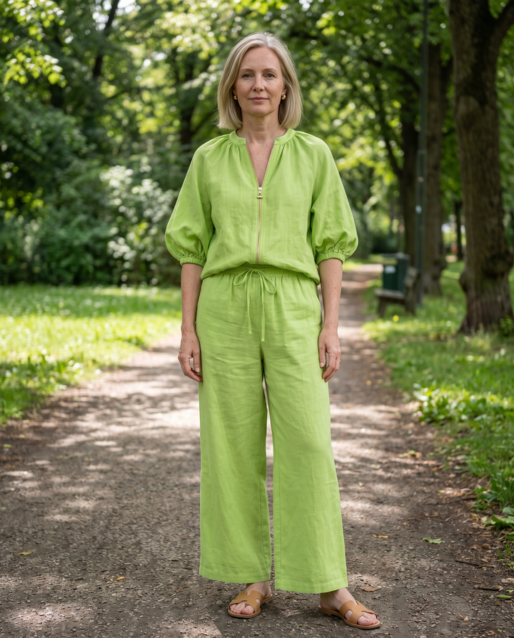 Marley | Puff-Sleeve Tracksuit Set