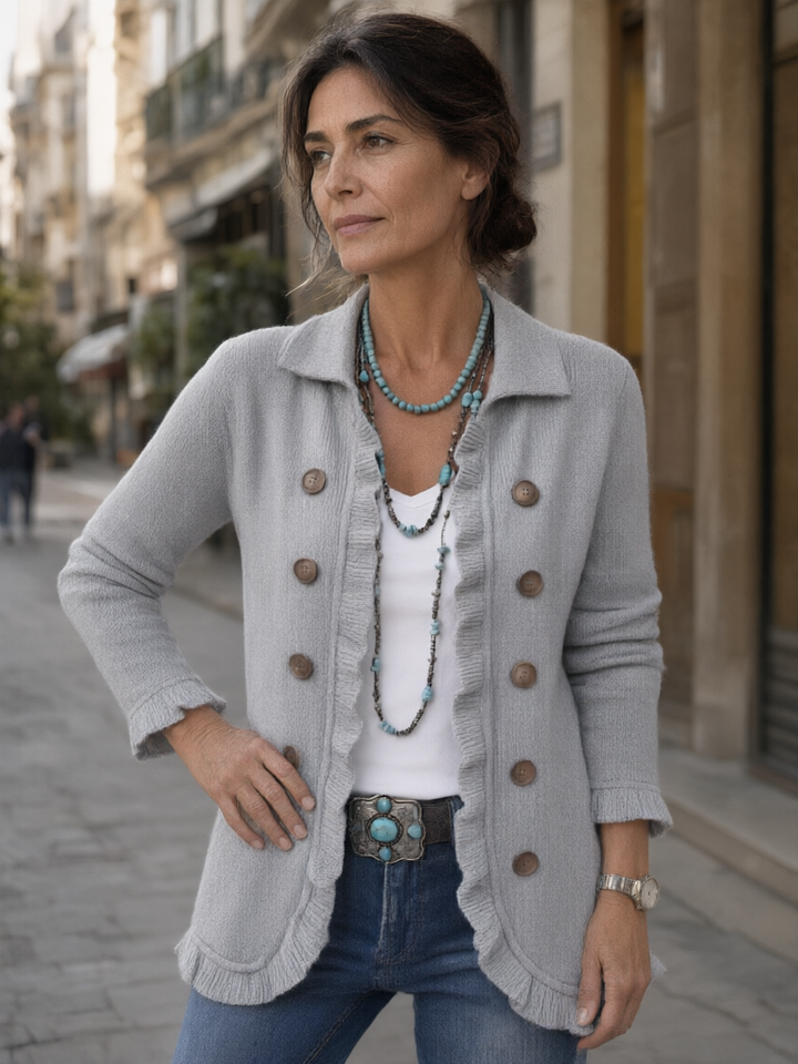 Josephine | Ruffle Cardigan