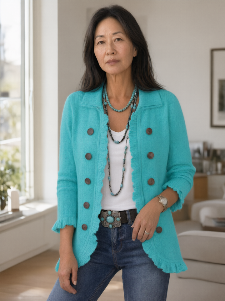 Josephine | Ruffle Cardigan
