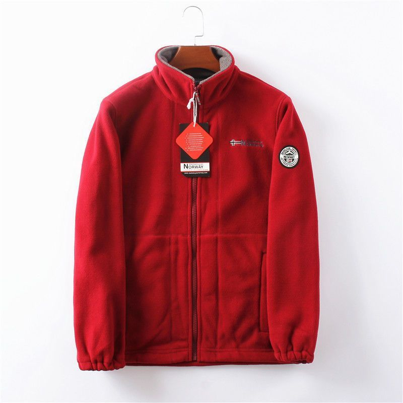 Kestrel fleece jacket Red — front